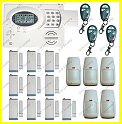 (408m) Wireless Home Security System w/ Auto-Dialer